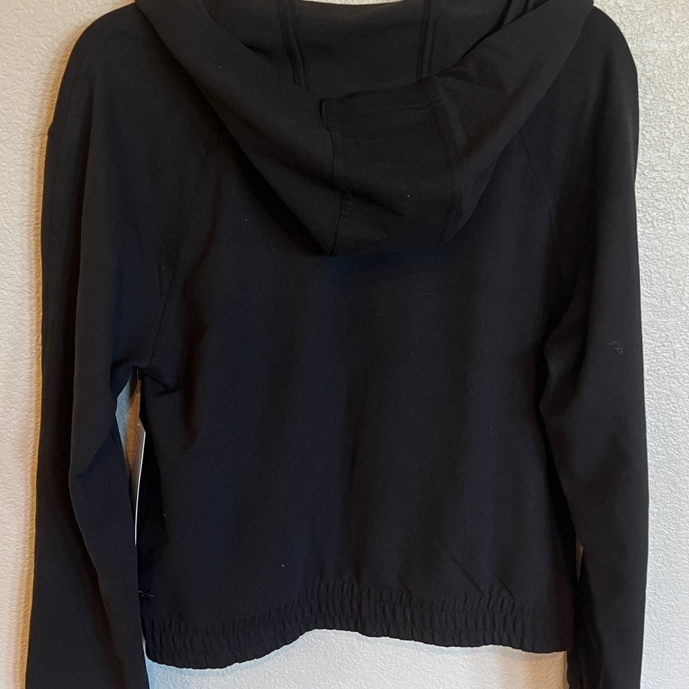 Athleta Black Women's Half-Zip Hoodie - Picture 3 of 4